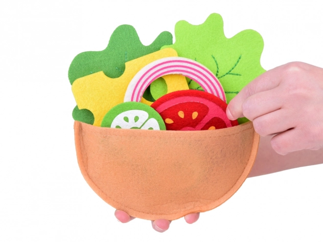 Set giocattolo alimentari pane e verdure "La mia colazione"
