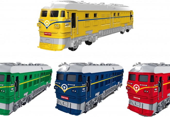 Treno con effetti e inerzia