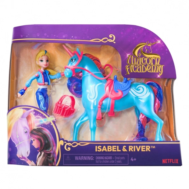 Accademia degli Unicorni Figure Isabel e River 11 cm