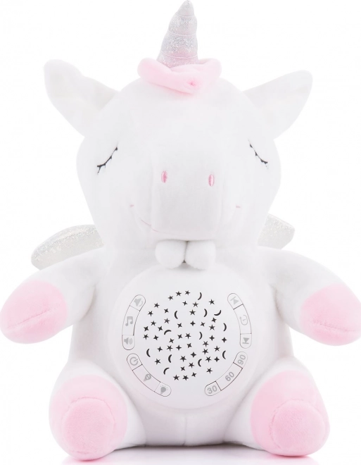 Peluche Unicorno con Proiettore e Musica Chipolino