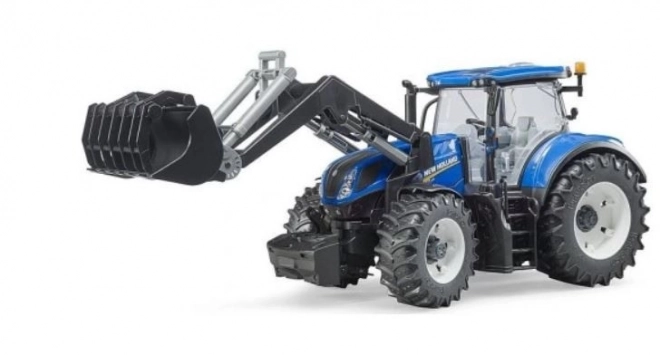 Trattore con caricatore frontale Bruder New Holland T7.315