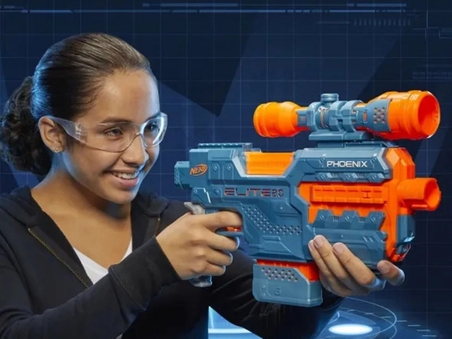 Blaster automatico con mirino e dardi Nerf Elite 2.0 Phoenix