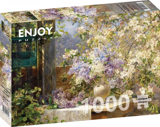 Puzzle Marie Egner: Nel Chiosco Fiorito 1000 Pezzi