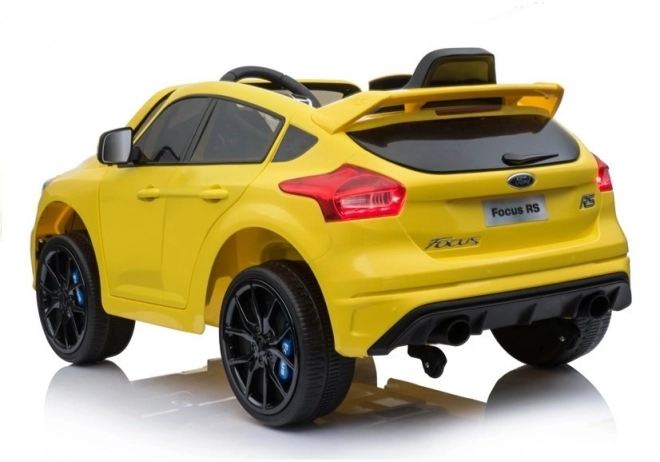 Auto elettrico bambini Ford Focus RS giallo