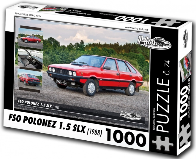 Puzzle Retro Auto FSO Polonez 1.5 SLX Anni '80 – 1000 Pezzi