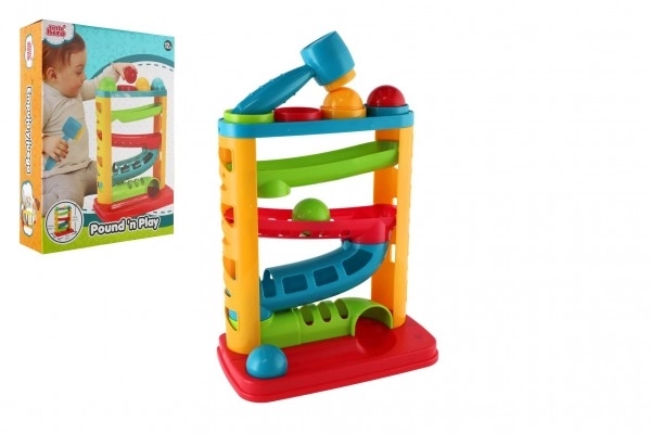 Pista delle Biglie con Mazzuolo in Plastica