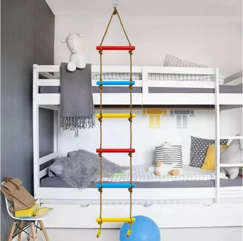 Scala di corda colorata per bambini