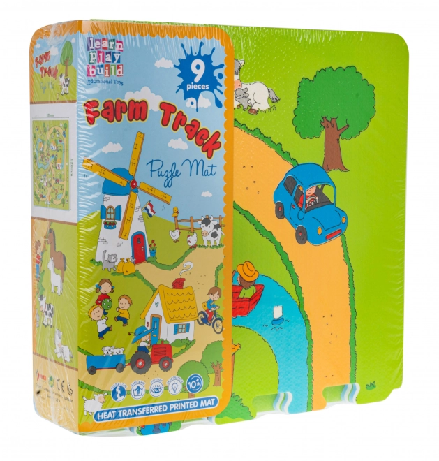 Tappeto puzzle La vita in campagna per bambini 10m+