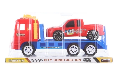 Camion in plastica con auto per bambini