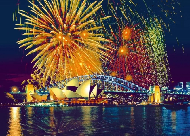 RAVENSBURGER Puzzle Fuochi d'artificio su Sydney 1000 pezzi