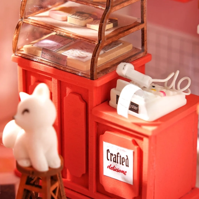 Casa Miniatura Fai da Te Rolife con Gelato al Miele e LED