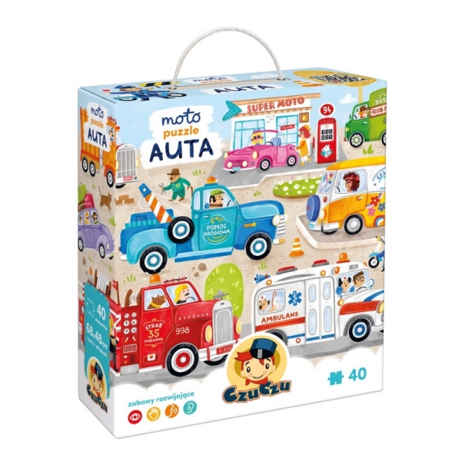 Puzzle 40 pezzi Moto Puzzle Auto