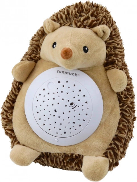 Riccio di peluche con proiettore e melodie per bambini