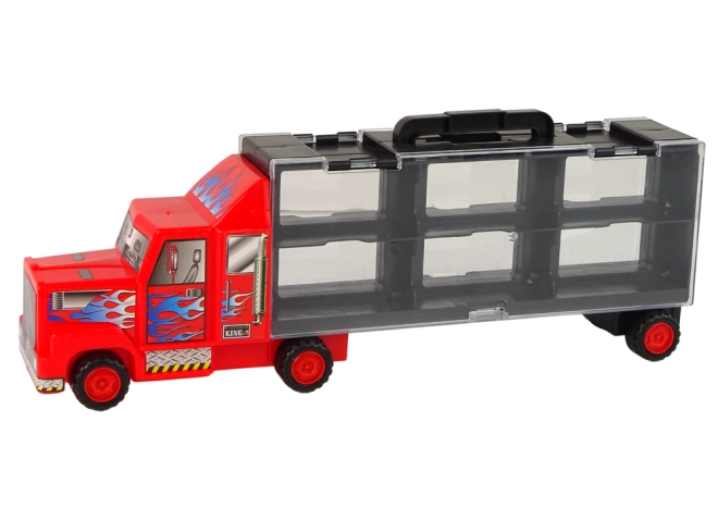Grande camion con spazio di stivaggio