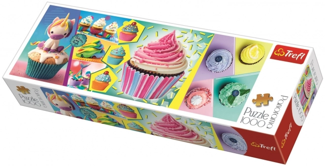 Puzzle Panoramico Cupcake 1000 Pezzi