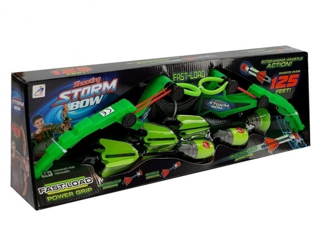 Arco Sportivo per Bambini con 3 Frecce Verde