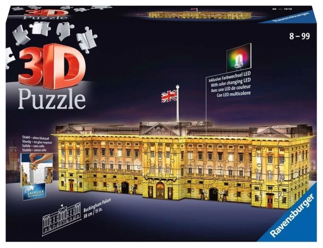 Ravensburger puzzle 3D illuminato Edizione Notturna Buckingham Palace