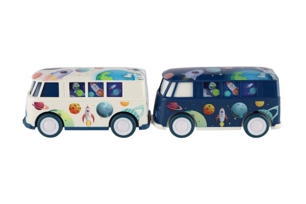 Autobus Spaziale a Frizione in Plastica 13cm