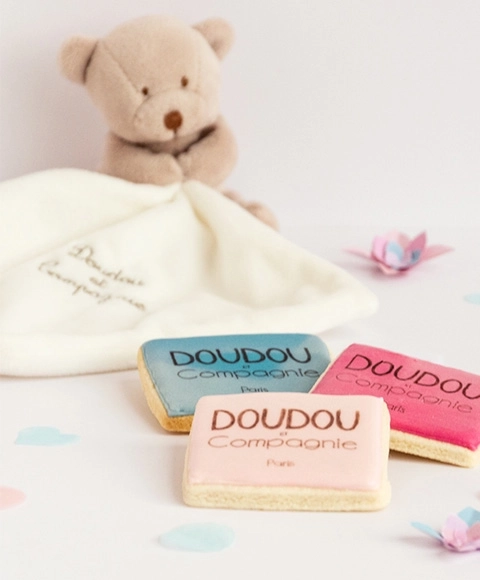 Set regalo Doudou orsetto con copertina 10 cm