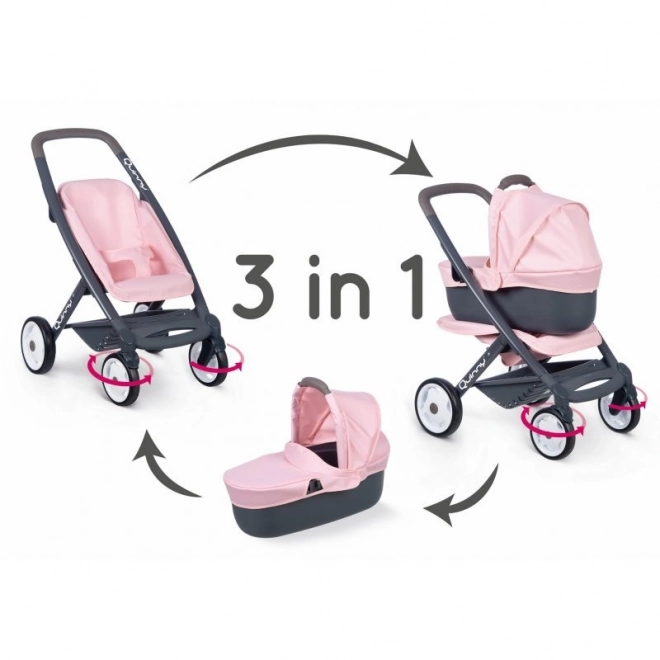 Passeggino Combinato Maxi Cosi Rosa Chiaro per Bambole