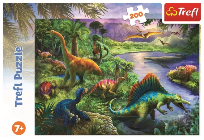 Puzzle 200 pezzi Dinosauri Predatori