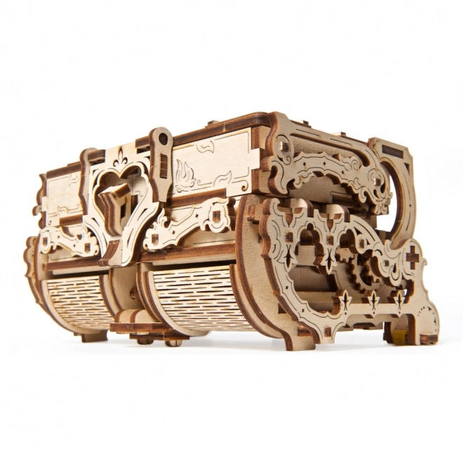 Scatola dei gioielli meccanica antica Ugears 3D in legno