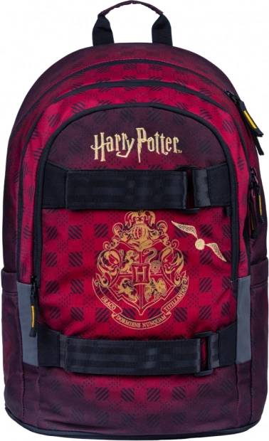 Zaino scolastico Baagl Skate Harry Potter Hogwarts bordeaux