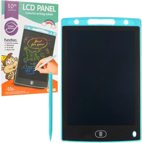 Tavoletta elettronica da disegno 10" per bambini e adulti – Blu