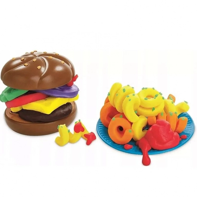 Set Cucina Play-Doh Hamburger e Patatine