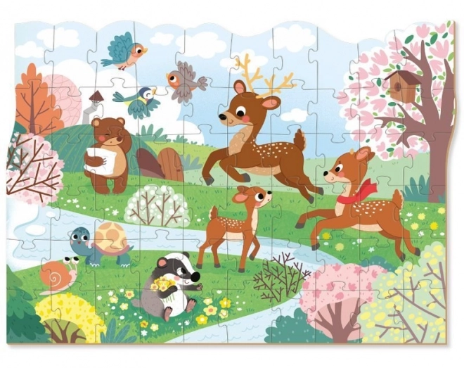 Puzzle DODO stagione primavera in fioritura