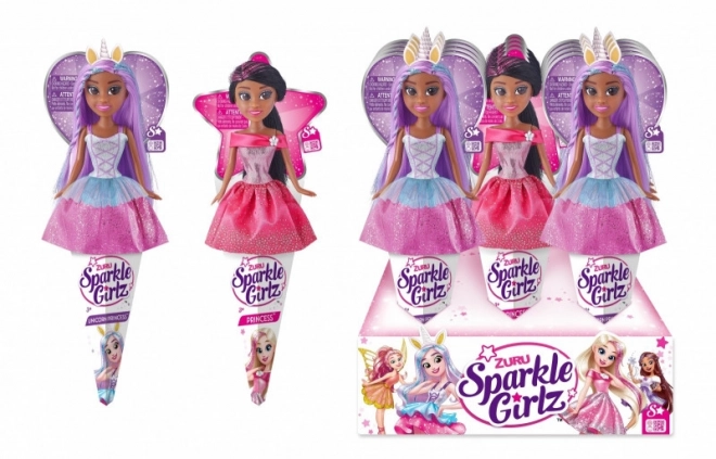 Bambola Principessa Sparkle e Unicorno 10,5 pollici