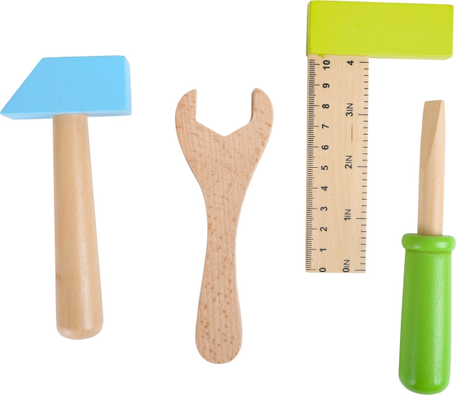 Set di attrezzi in legno