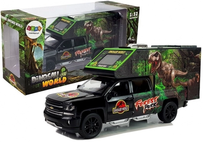 Camper con Dinosauri Nero