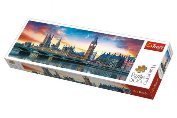 Puzzle panoramici 500 pezzi Londra Big Ben e Palazzo di Westminster