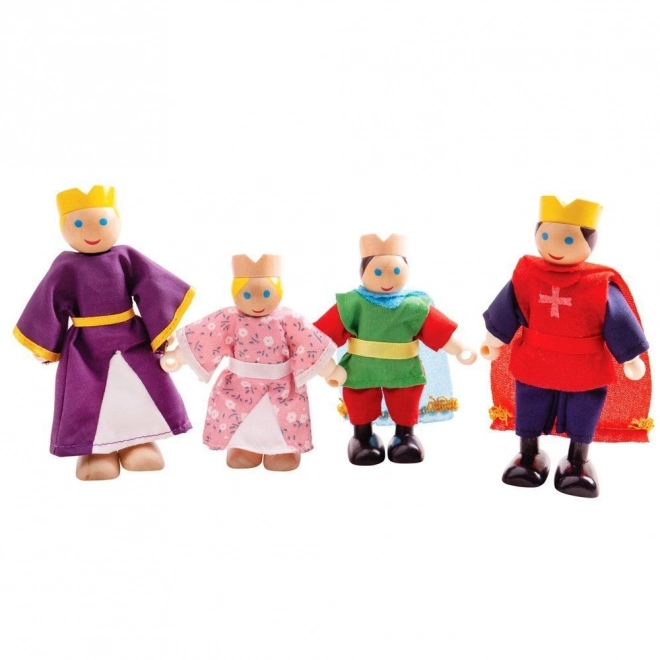 Set di personaggi in legno Famiglia Reale