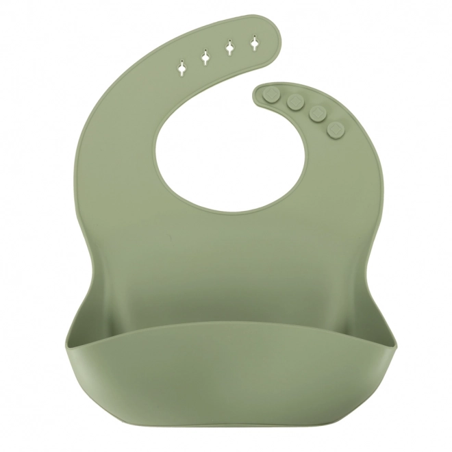 Set piatti in silicone per bambini verde