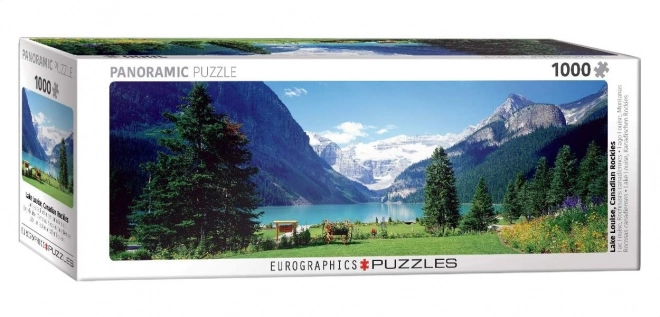 Puzzle panoramico Lago Louise, Canadian Rockies 1000 pezzi