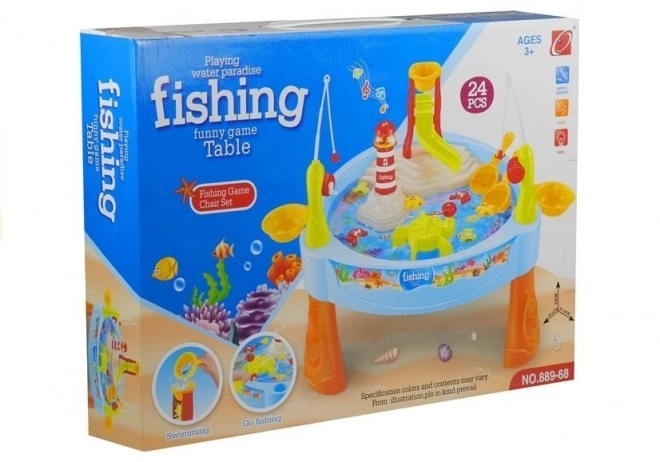 Gioco Pesca Pesci Tavolo Acquatico Luminoso