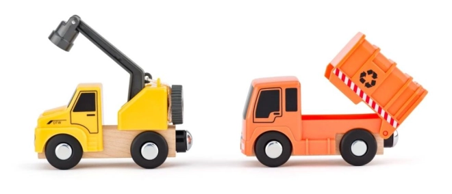 Camion gru in legno