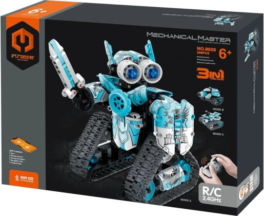 Kit robot programmabile 3in1 RC, 2,4 GHz, 398 pezzi