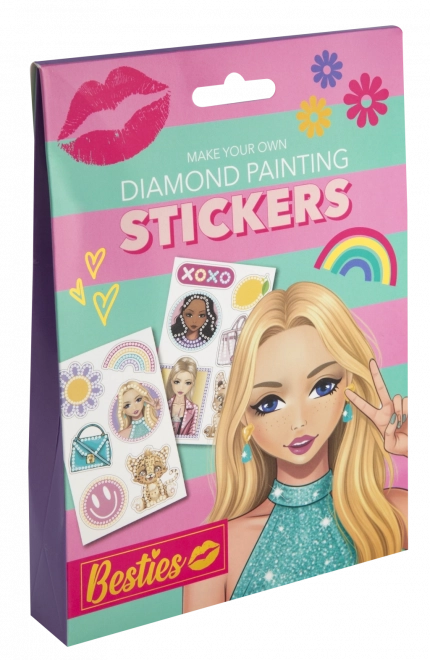 Pittura di diamanti Besties - adesivi