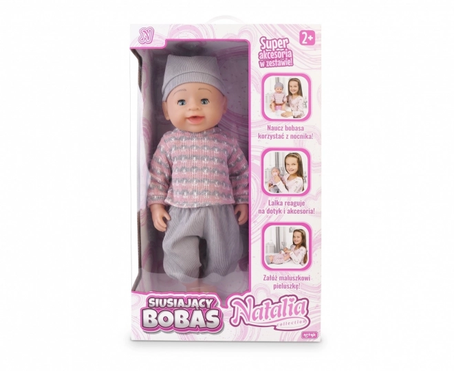 Bambola interattiva che fa pipì 43 cm di Natalia Collection