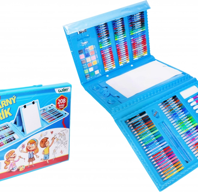 Valigetta con set artistico 208 pezzi