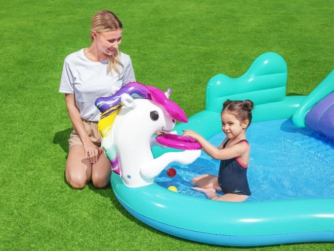 Gonfiabile parco giochi unicorno Bestway