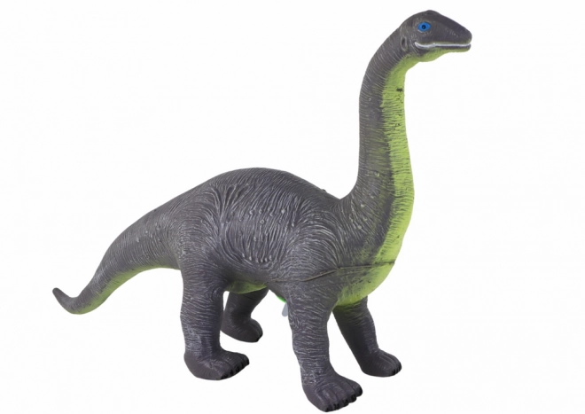 Grande figura di dinosauro Brachiosauro con suoni 33 cm grigio