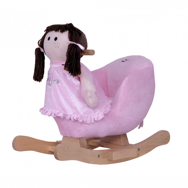 Giocattolo a dondolo Princess con trecce