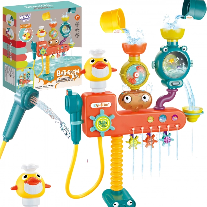 Gioco da bagno con mulinello e tazze traboccanti woopie baby