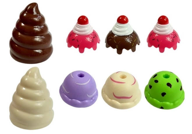 Giocattoli colorati per gelato