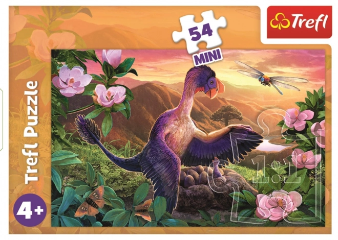 Puzzle meravigliosi dinosauri: Microraptor al nido 54 pezzi