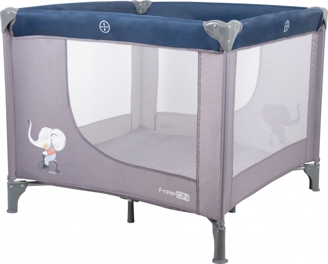 Recinto per bambini Elefante grigio e blu FreeOn